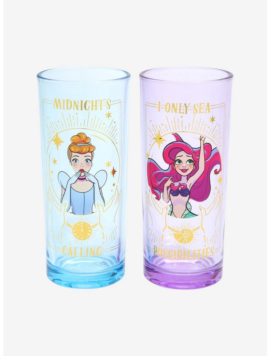 Vasos Cristal Princesa Disney Set