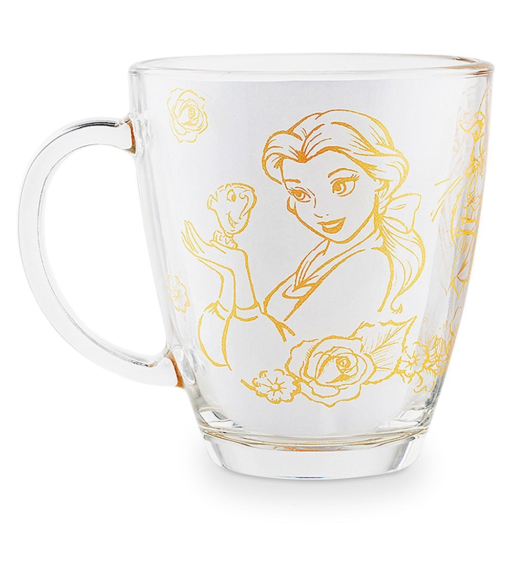 La Bella Y La Bestia Taza Con Rosa Infusor De Te