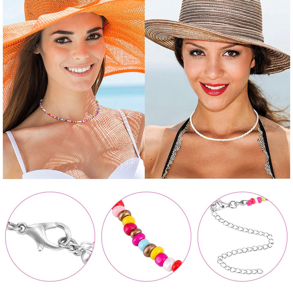 Set De Collares Verano Concha