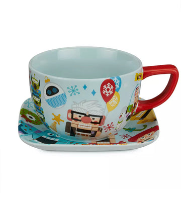 Taza Y Plato Pixar Disney Holiday