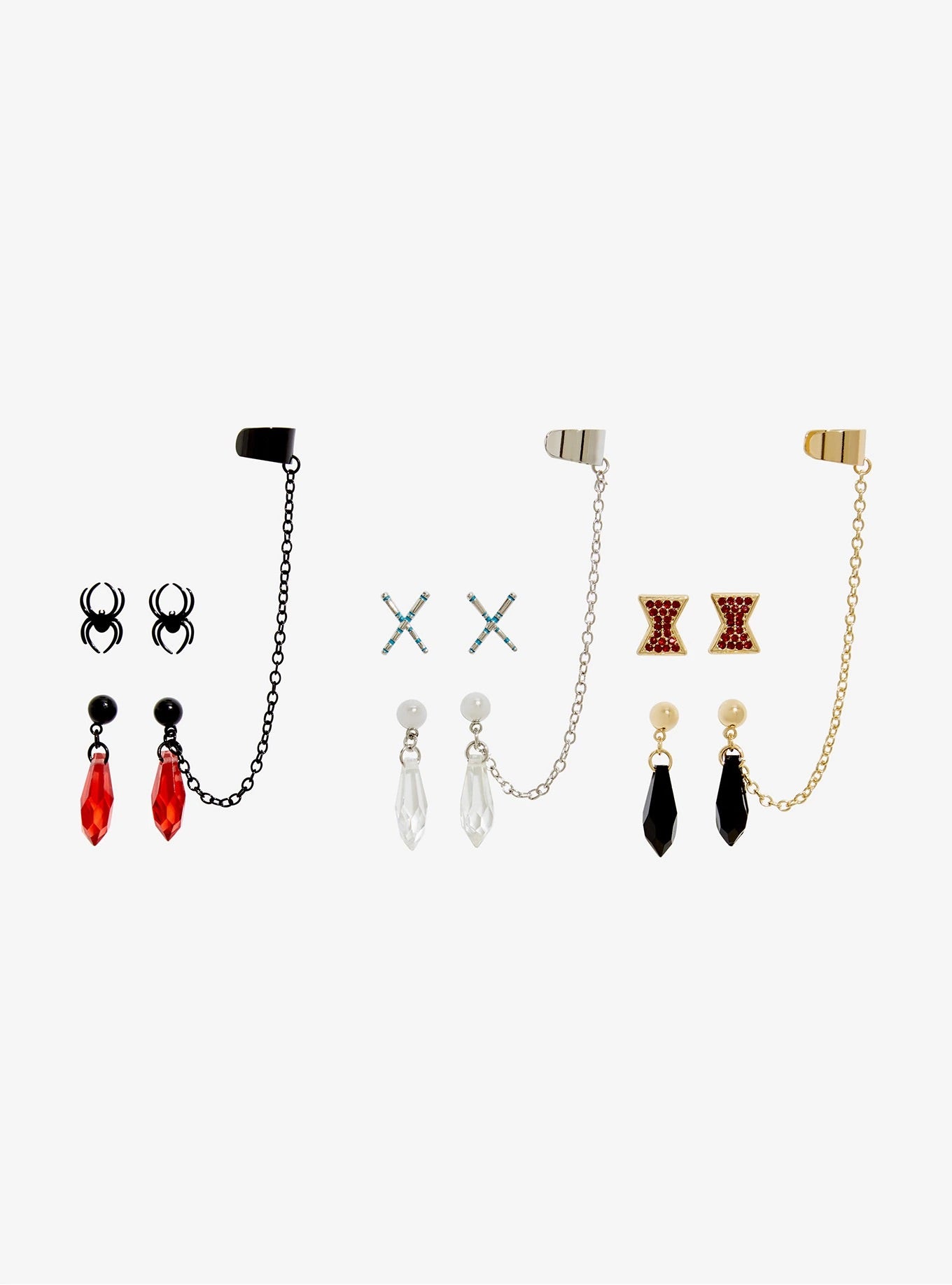 Marvel Black Widow Set Aretes