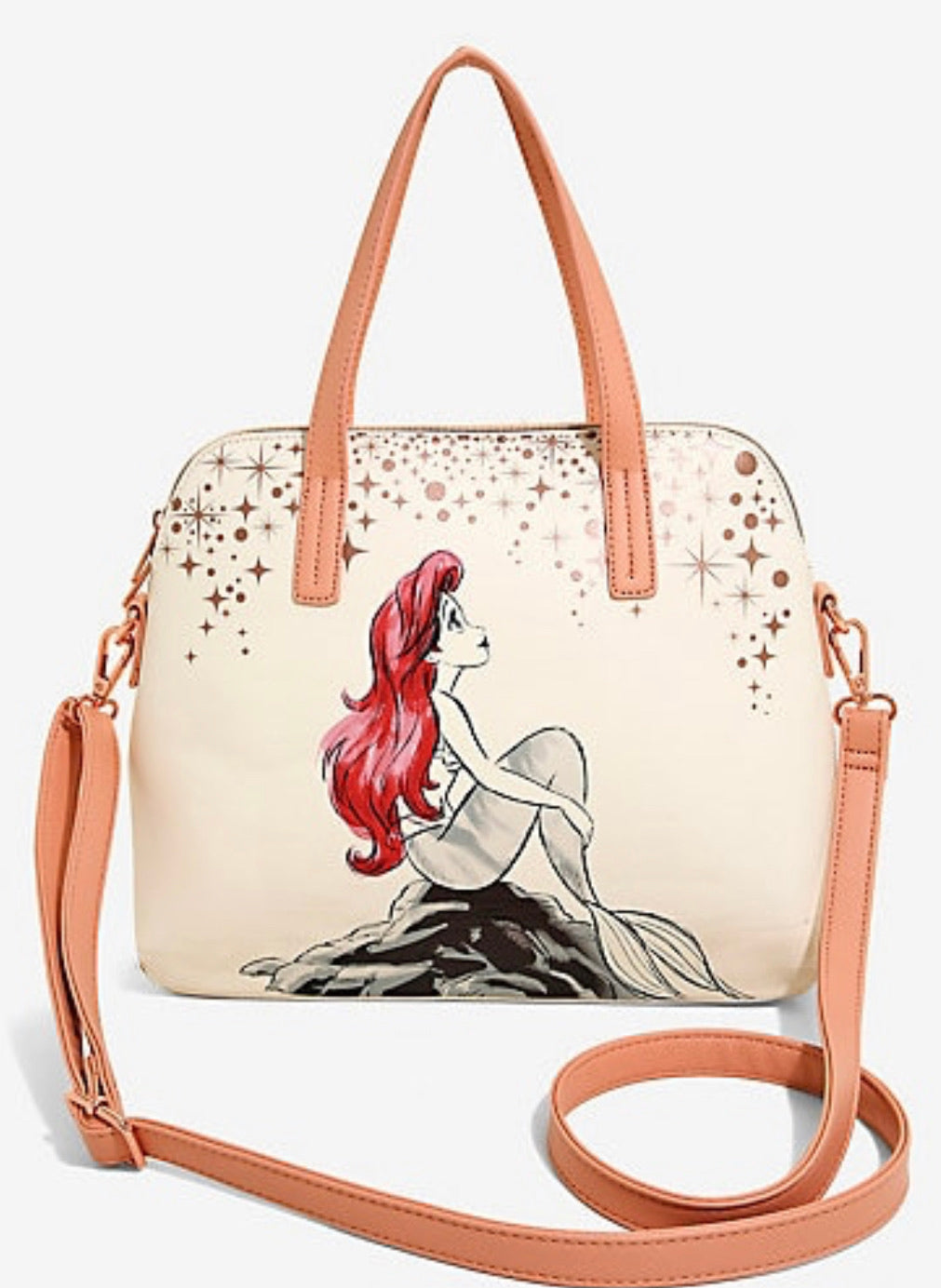La Sirenita Bolso Ariel Rosegold