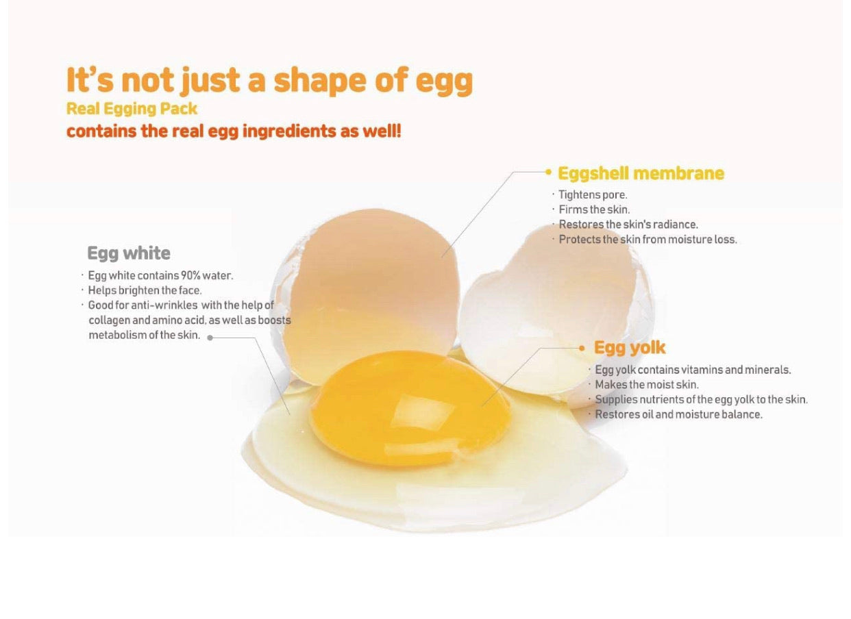 Mascarilla Facial Huevo Poros y Blanqueamiento