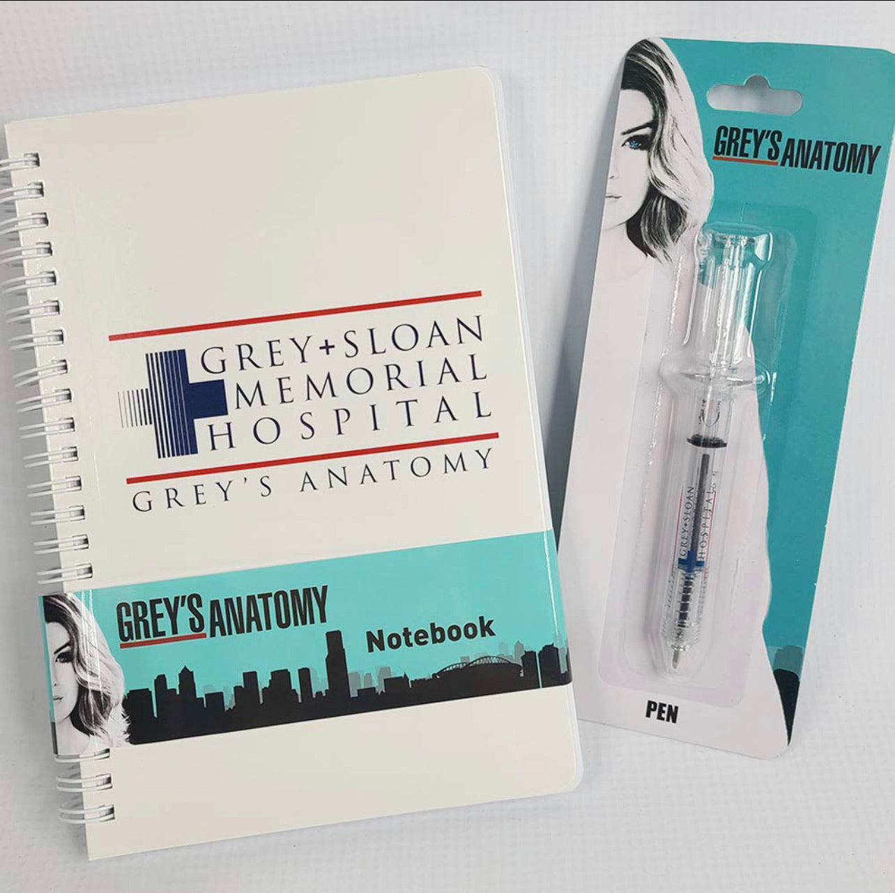 Greys Anatomy Set De Cuaderno Y Pluma