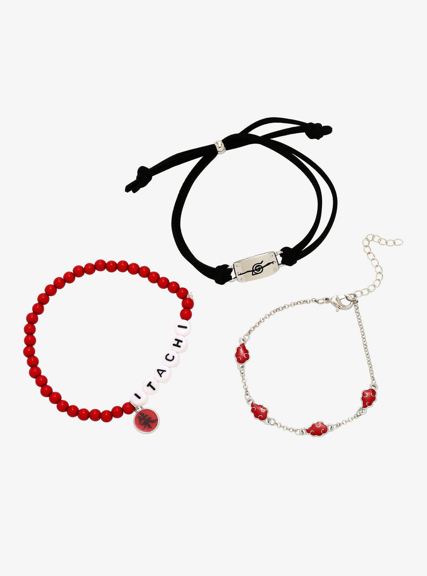 Naruto Set De Brazaletes Itachi Akatsuki