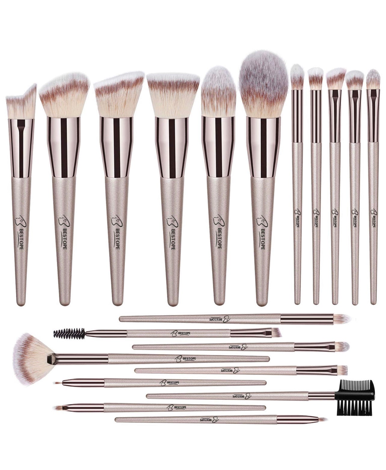 Brochas Dorado 20 pcs Champagne Bestope