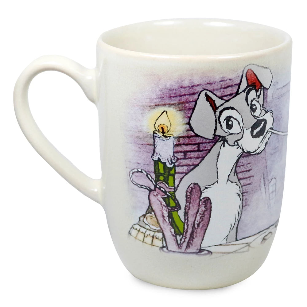 La Dama Y El Vagabundo Taza Dibujo