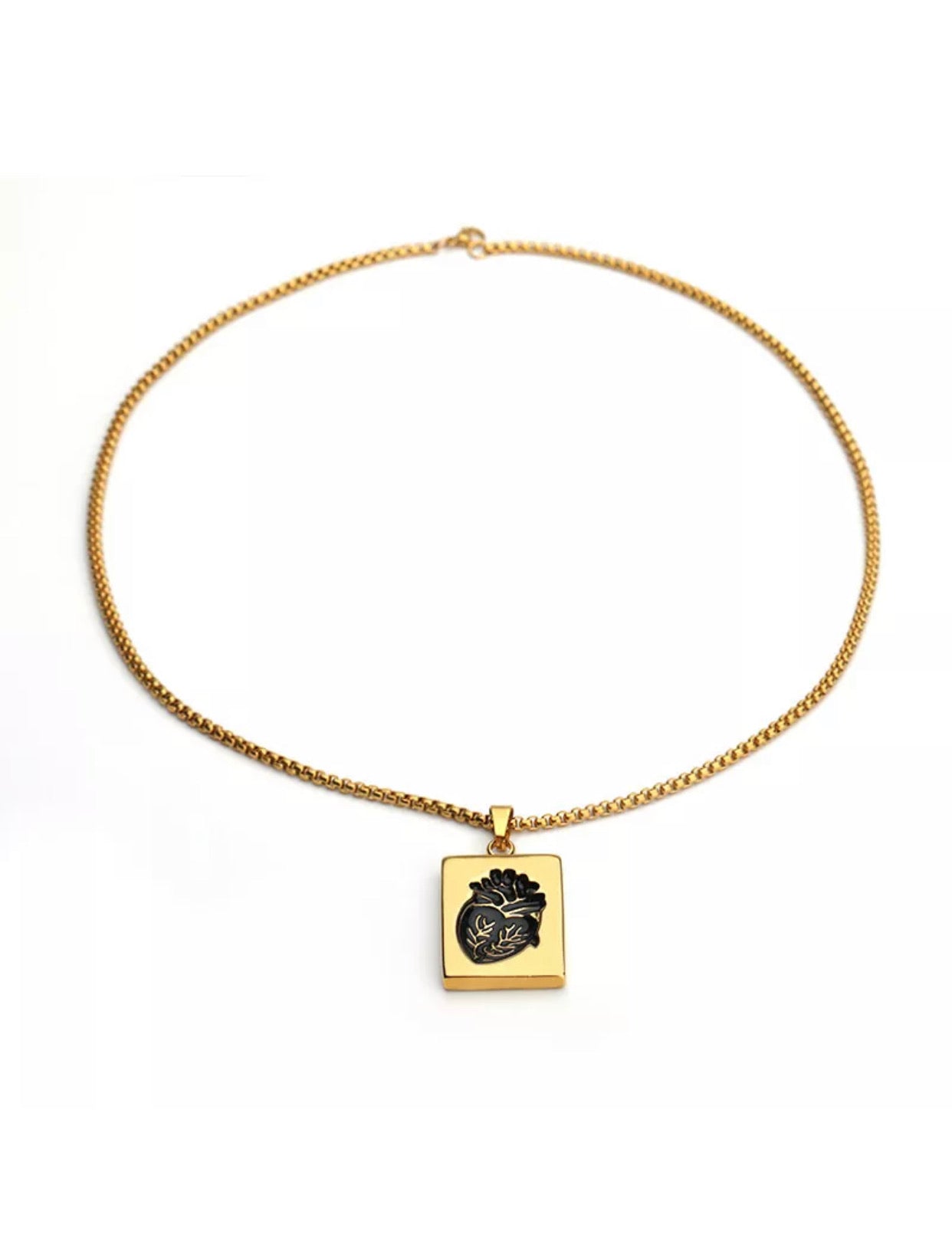 Set Corazón Anatómico Collar