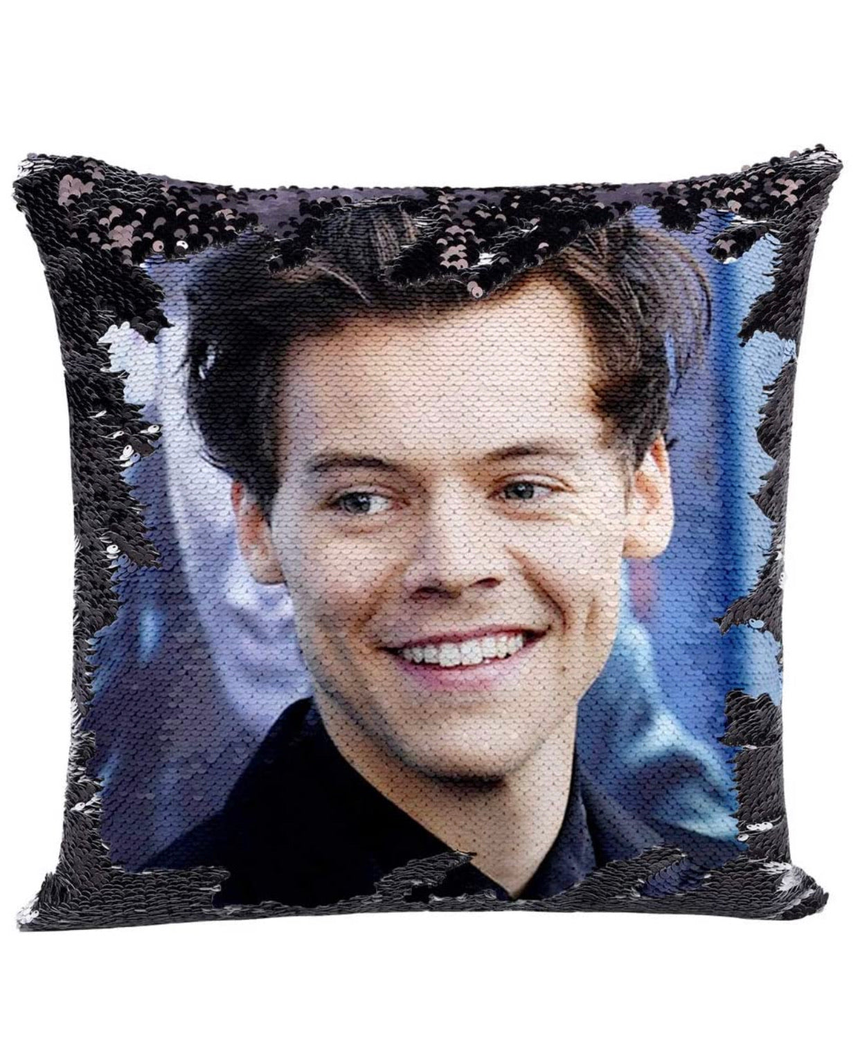 Harry Styles Almohada Lentejuela Reversible