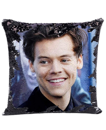 Harry Styles Almohada Lentejuela Reversible