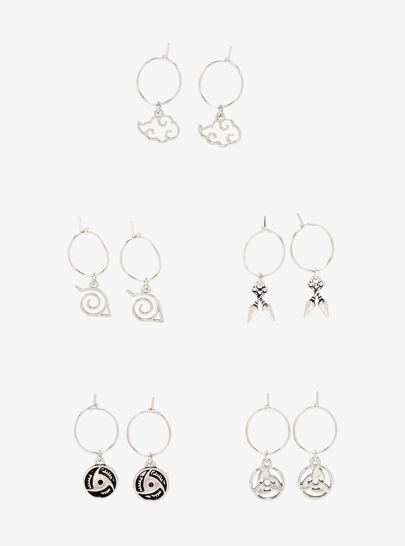 Naruto Aretes Hoops