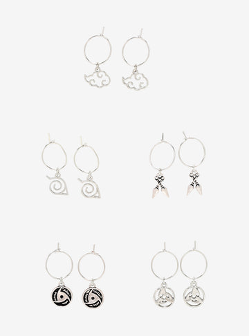 Naruto Aretes Hoops