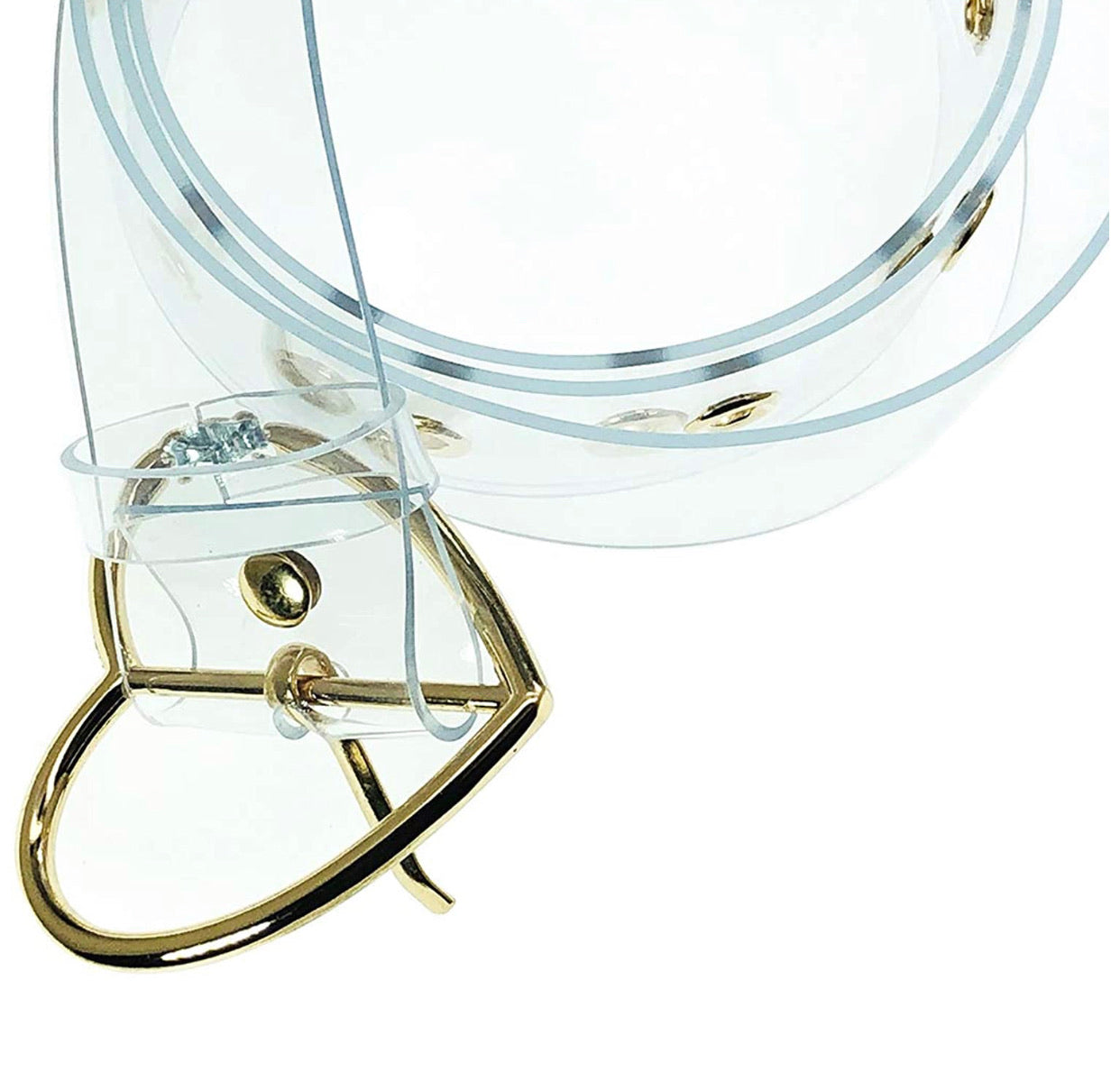 Cinturón Transparente Corazon