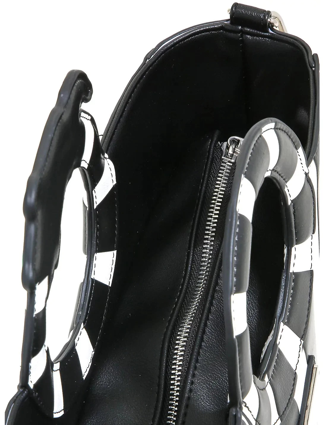 BeetleJuice Mochila Satchel Gusano Rayas