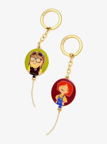 Up Pixar Set De Llaveros Carl y Ellie
