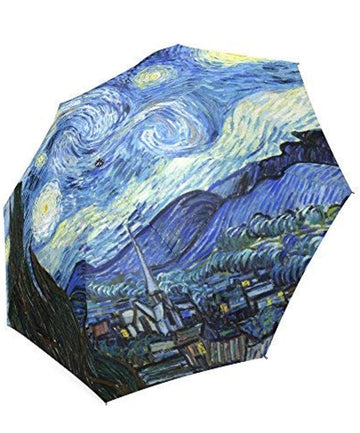 Van Gogh Paraguas Noche Estrellada