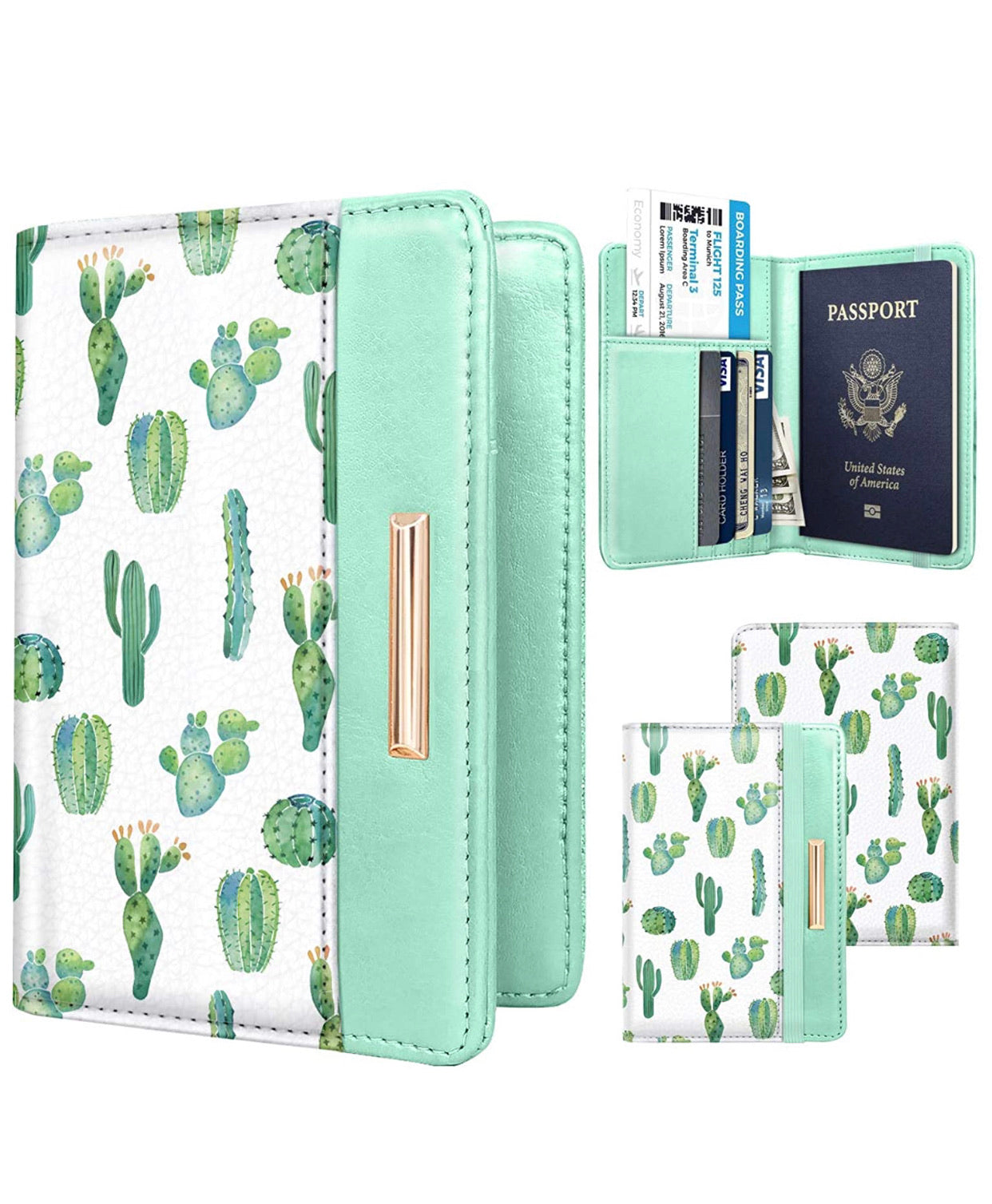 Porta Pasaportes Cactus