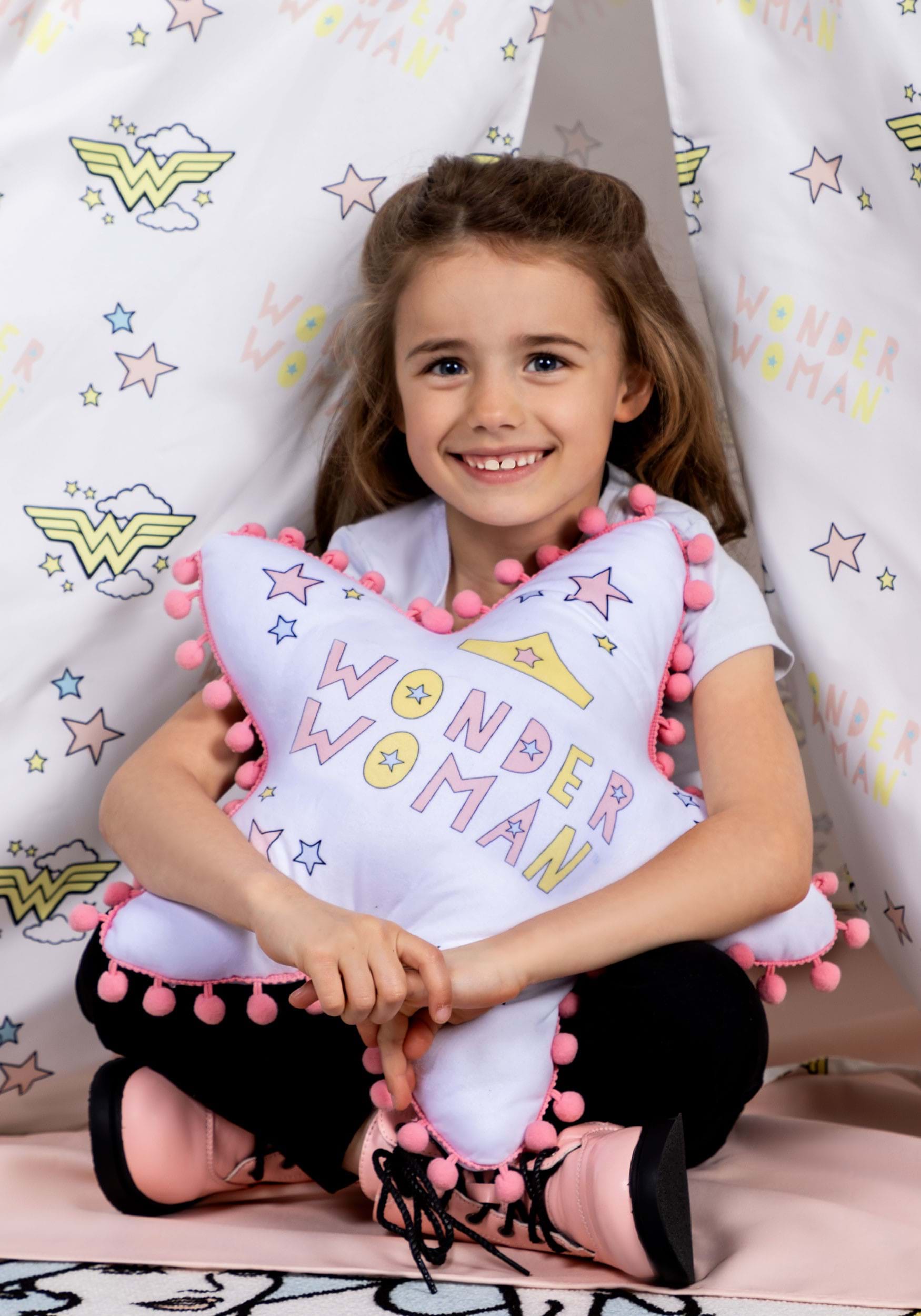 Mujer Maravilla Almohada Cojín Estrella