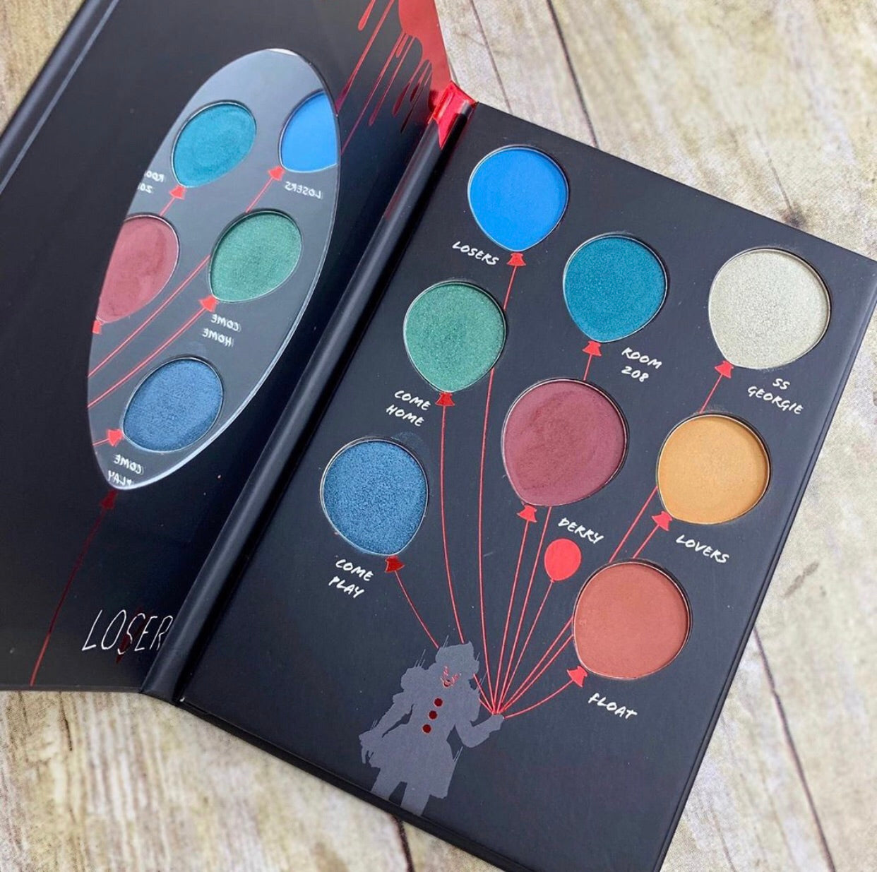 Paleta De Sombras IT Payaso Eso Maquillaje