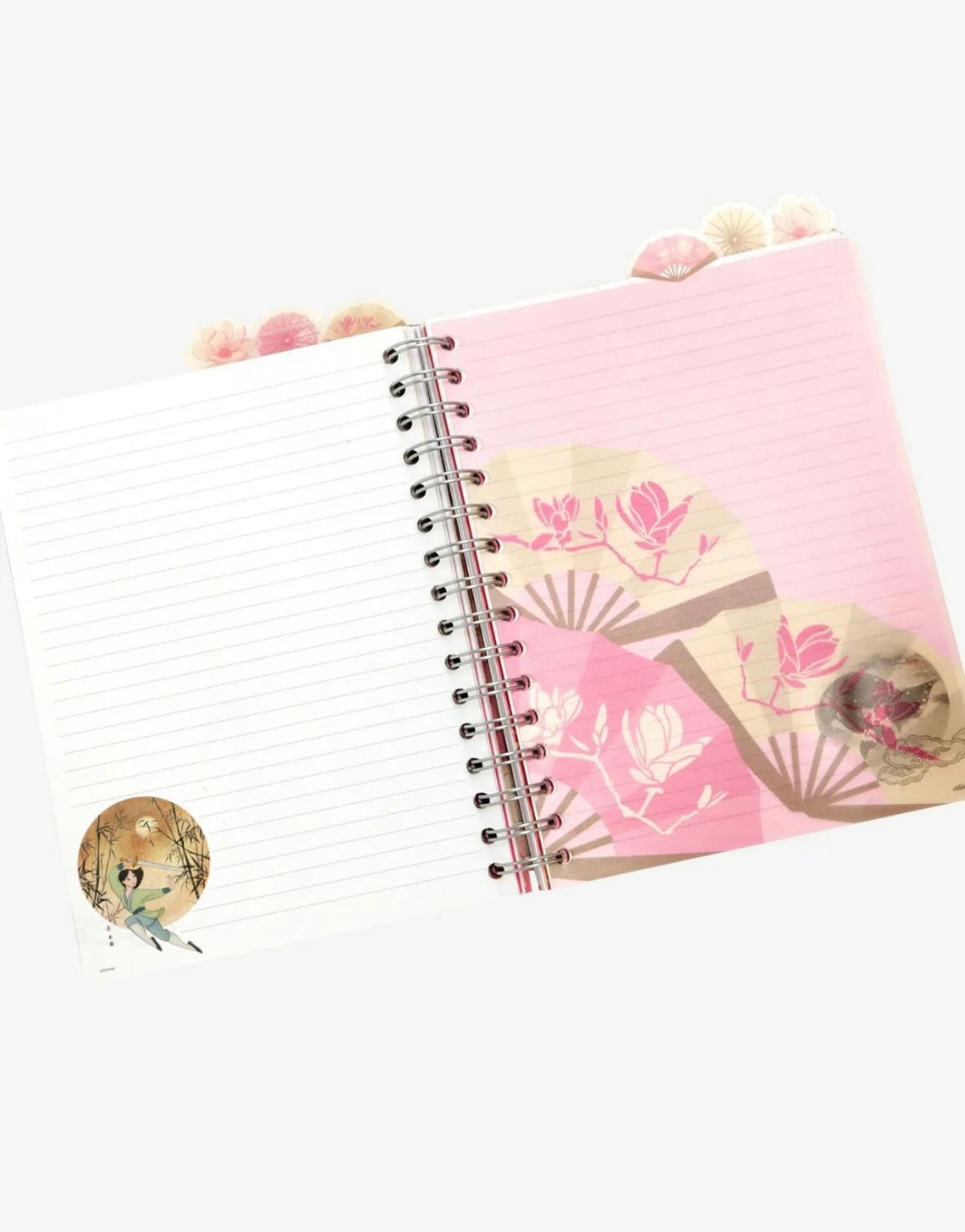 Mulan Cuaderno Magnolias Separadores