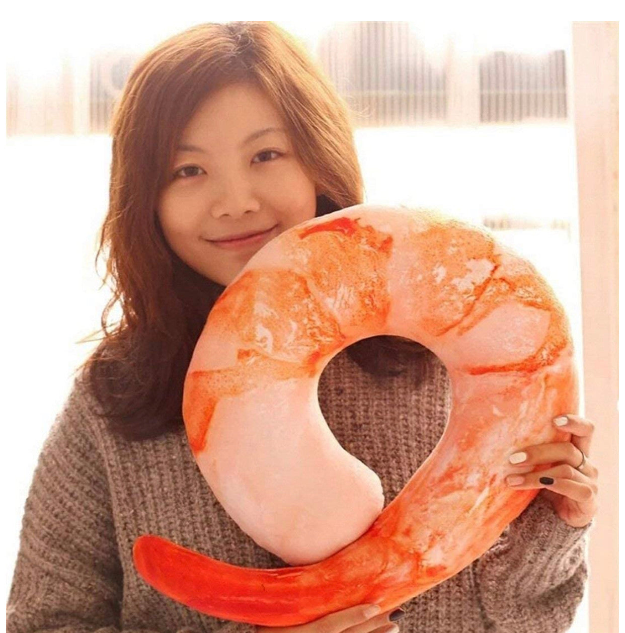 Peluche De Camarón Almohada