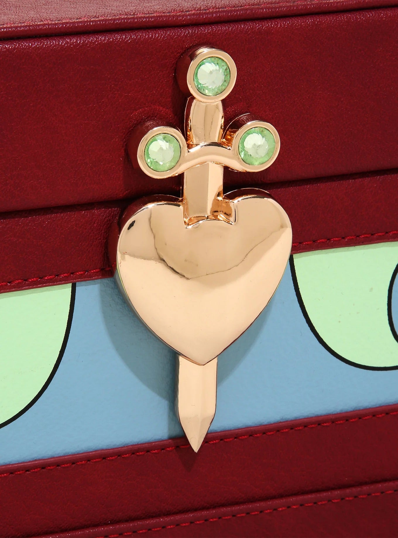 Blanca Nieves Bolsa Crossbody Corazón