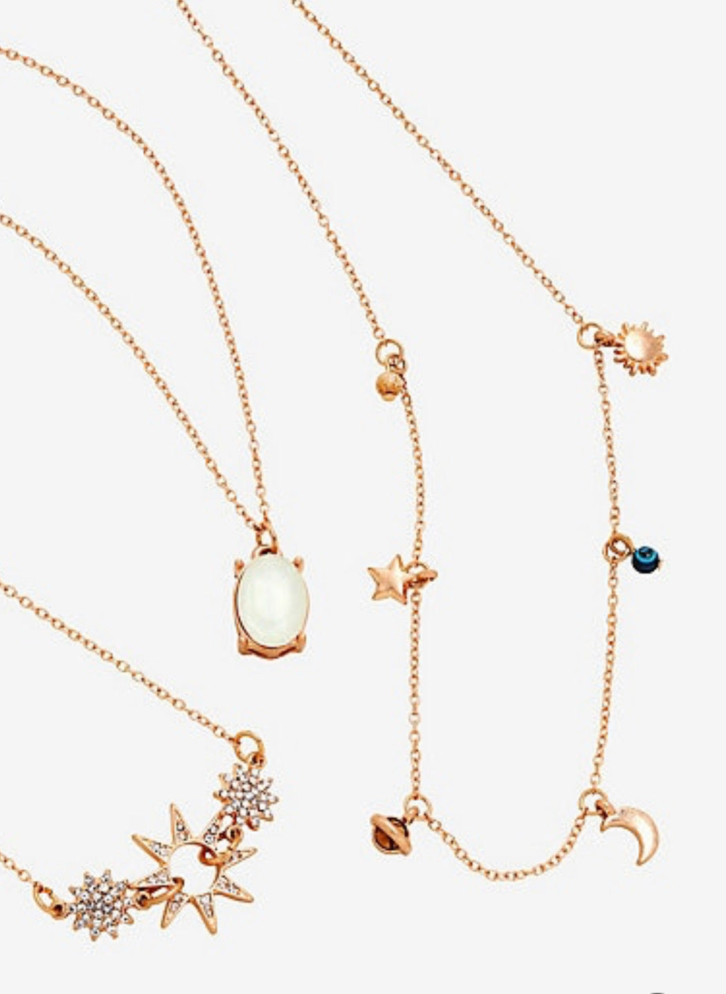 Set De Collares Galaxy Love Galaxia Brilla