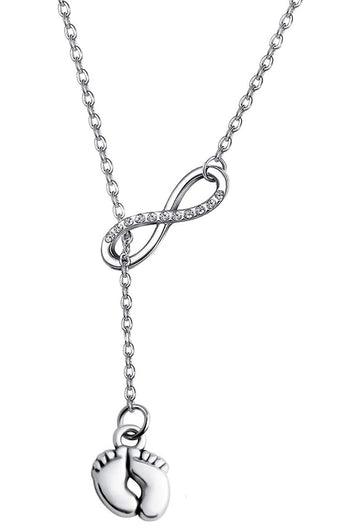 Collar Pie De Bebé Infinito