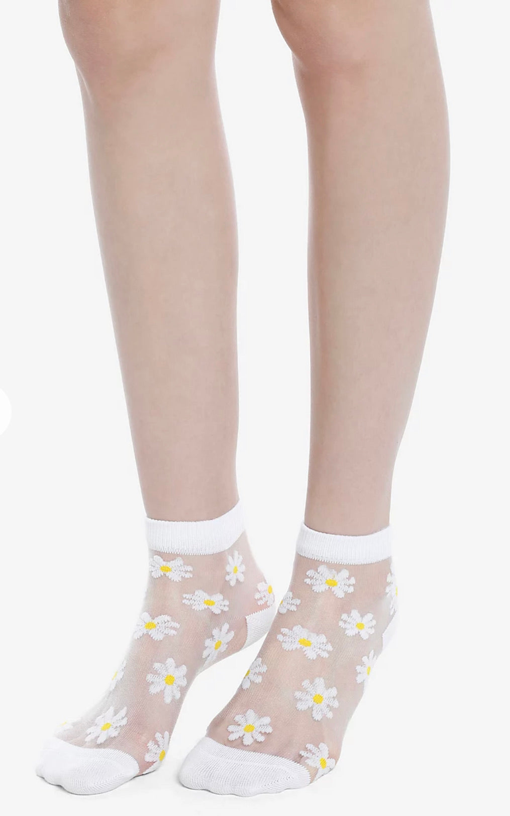 Calcetines Transparentes Flores