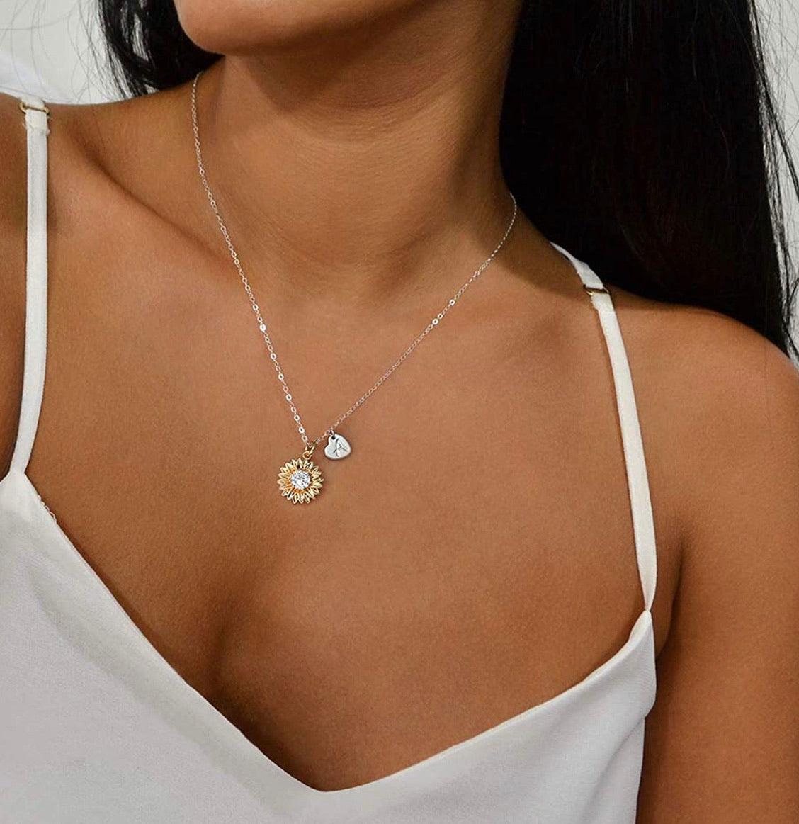 Collar Flor Shrek Girasol Inicial