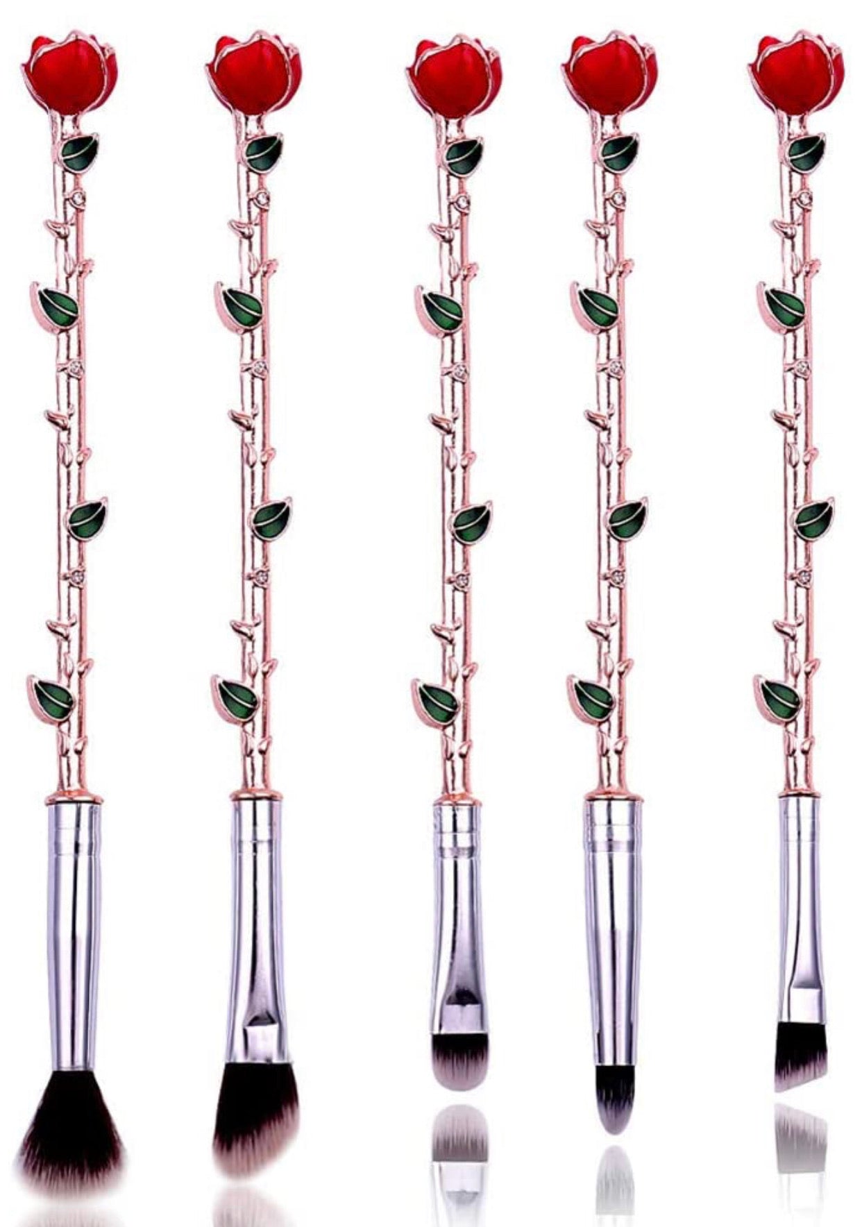 Brochas De Rosa Flor Roja