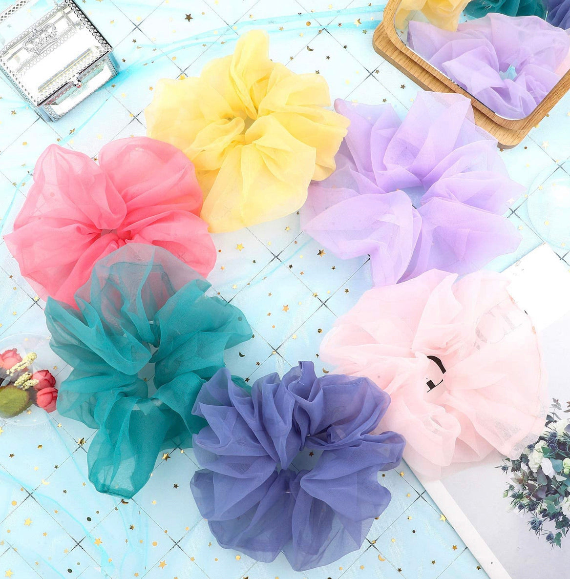 Set De 10 Scrunchies XL