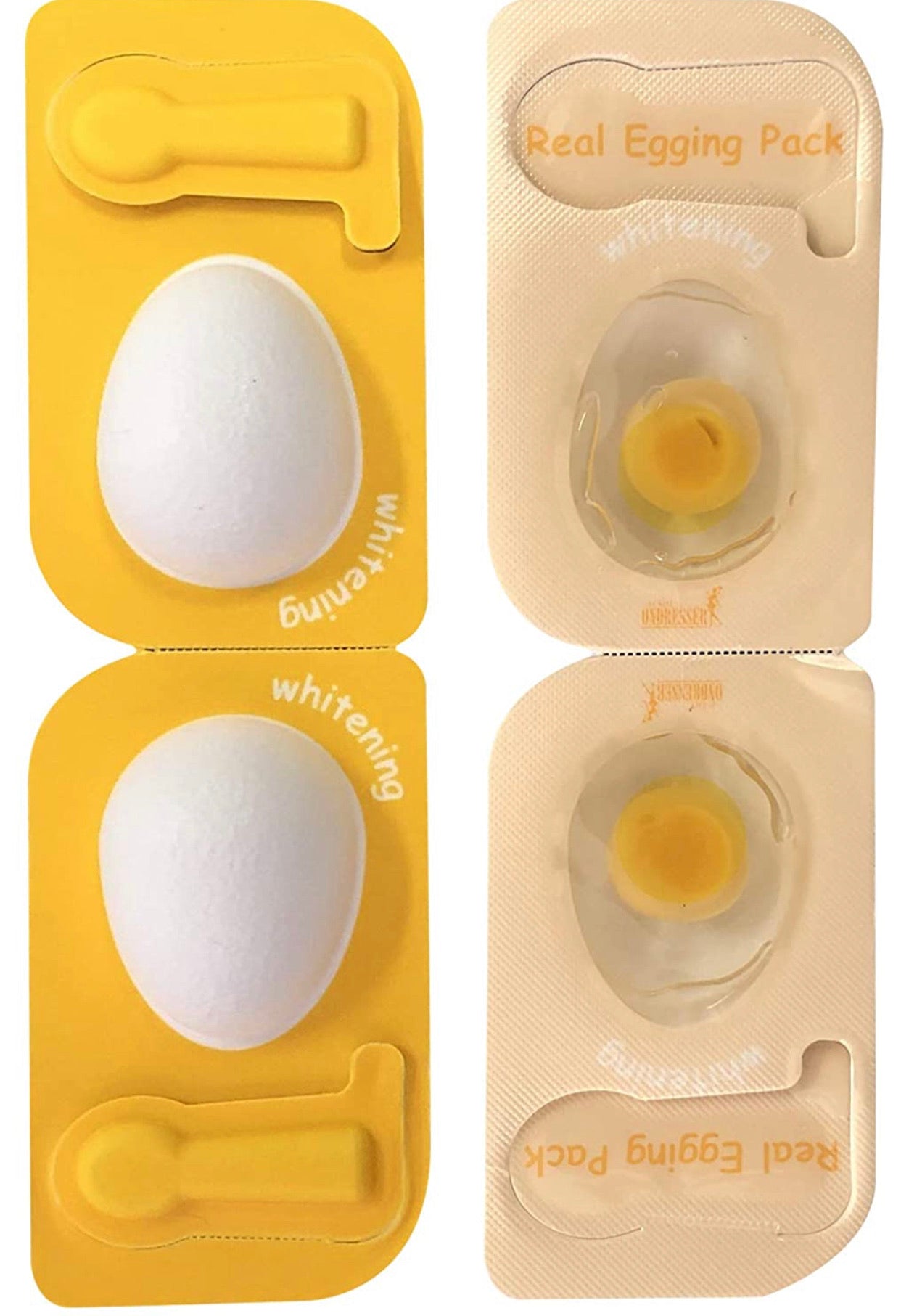 Mascarilla Facial Huevo Poros y Blanqueamiento