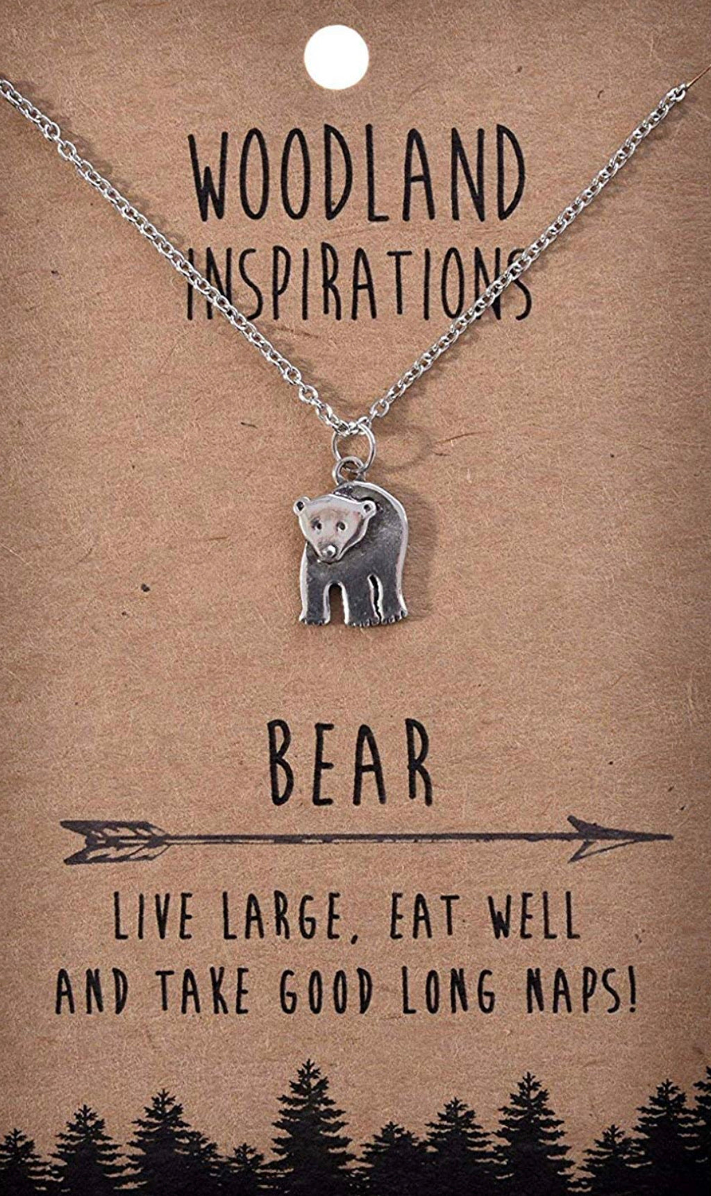 Collar Oso Plateado