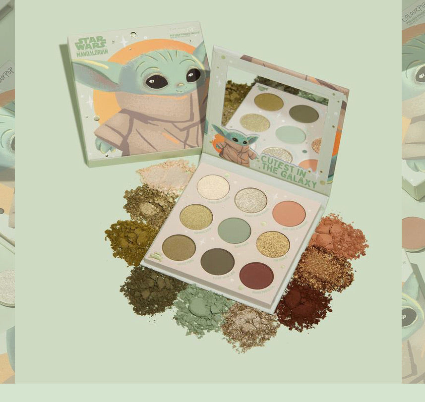 The Mandalorian Paleta Maquillaje Baby Yoda ColourPop