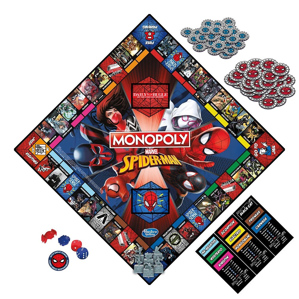 Spider Man Monopolio Hombre Araña Monopoly