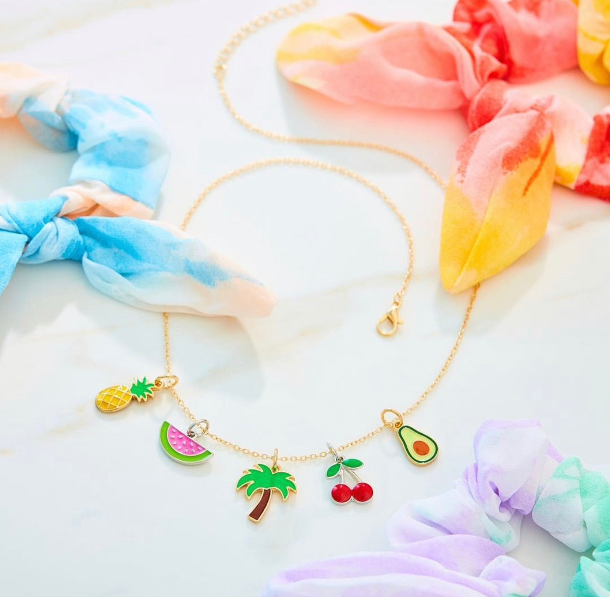 Collar Frutas Tropical Summer Vibes