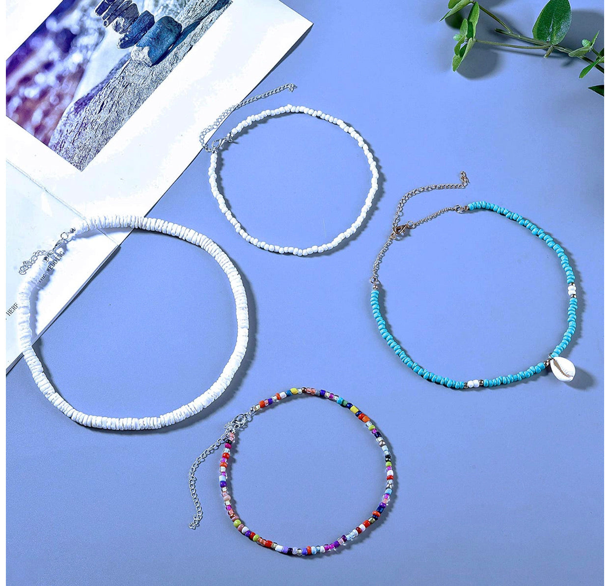 Set De Collares Verano Concha