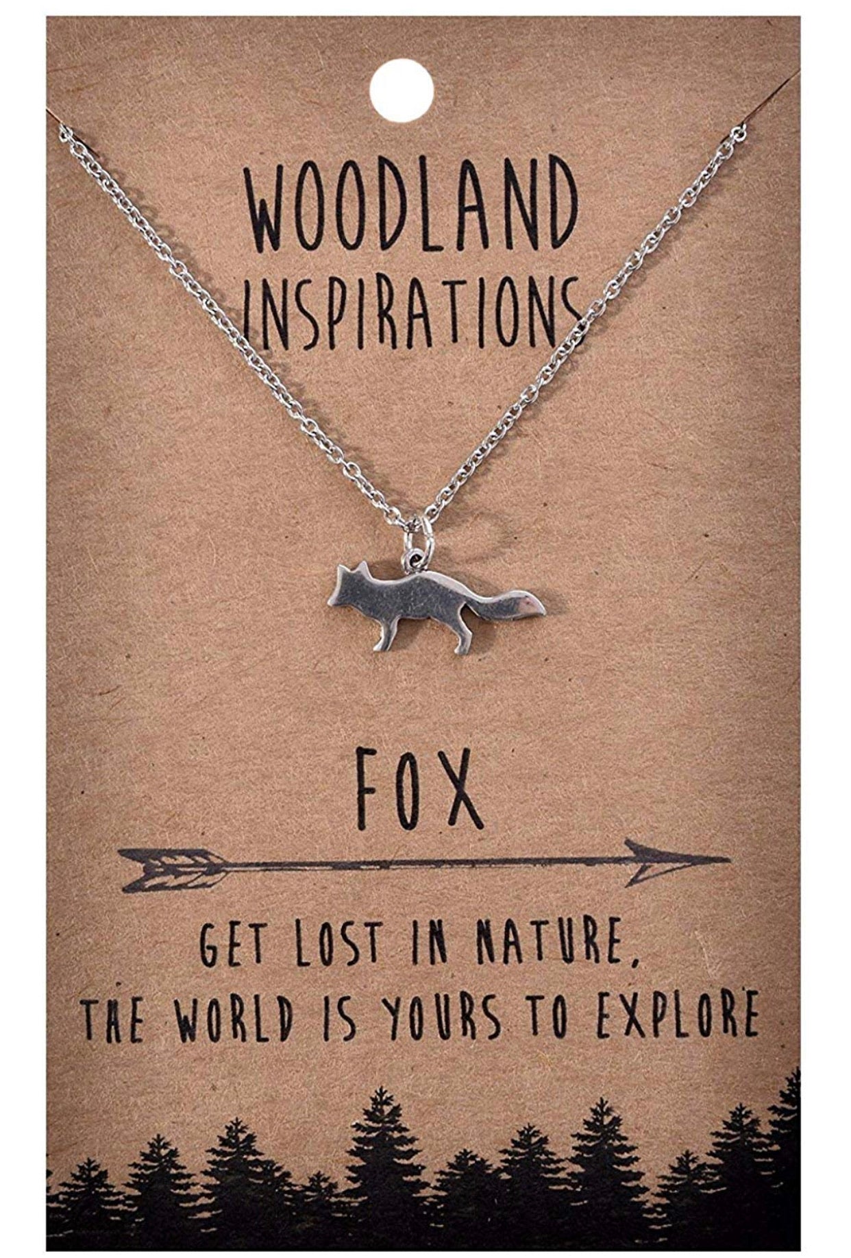 Collar Zorro Plateado
