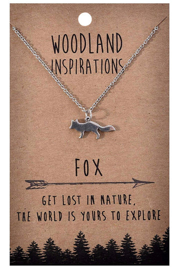 Collar Zorro Plateado