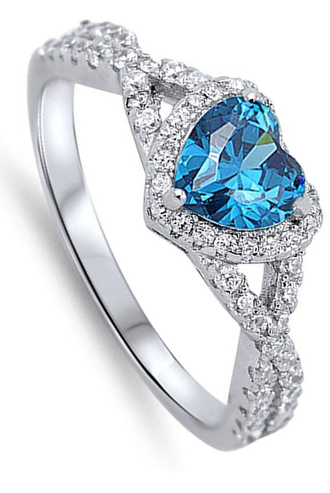 Cenicienta Anillo Princesa Corazon Azul