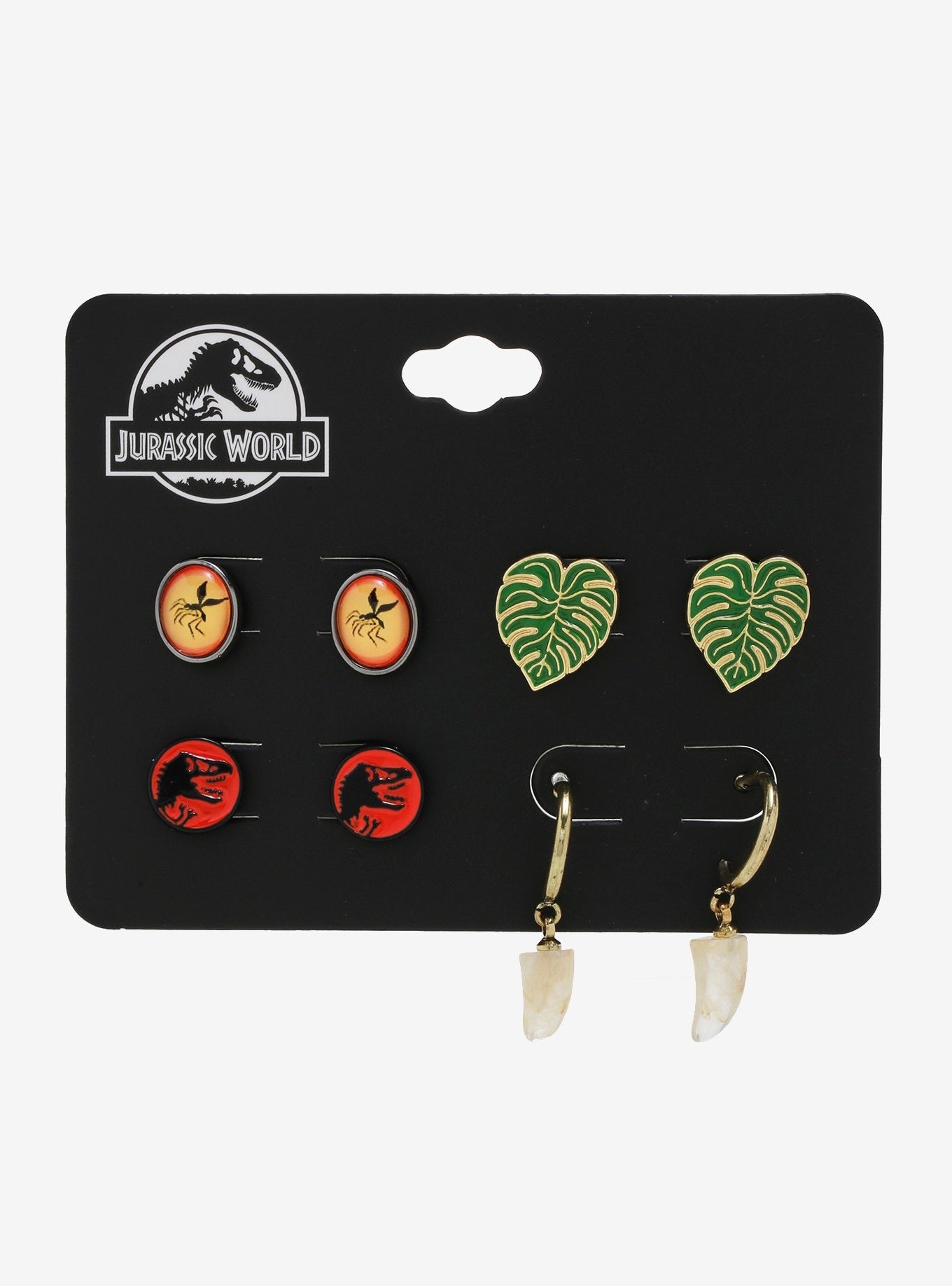 Jurassic Park Set De Aretes