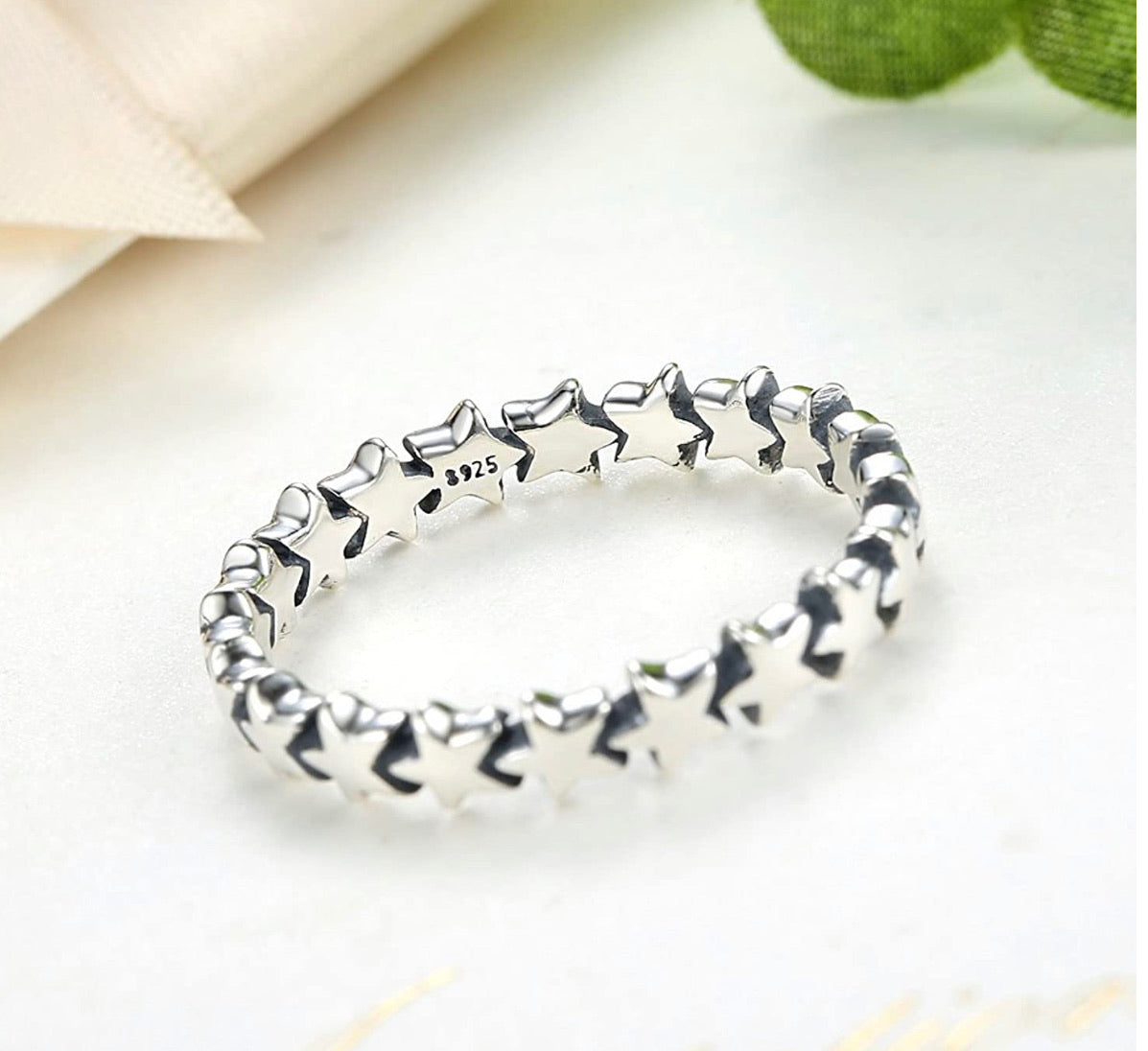 Anillo De Estrellas Plata .925