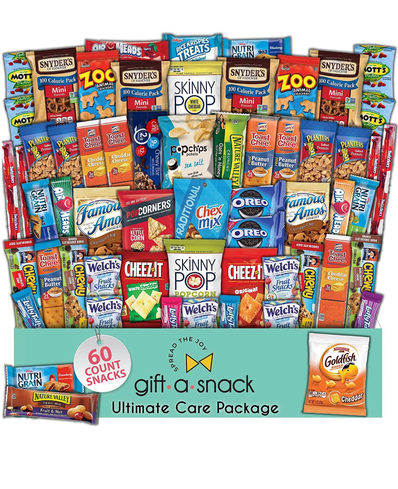 Caja Surtido Snacks Americanos 60 Unidades