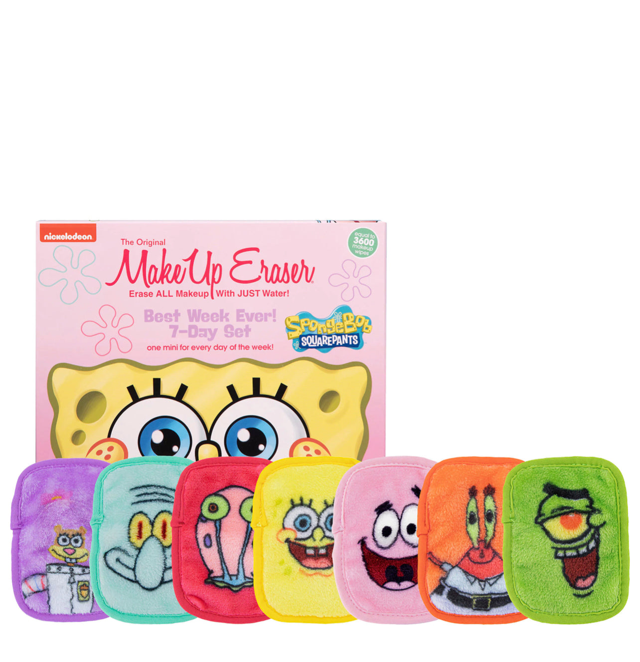 Bob Esponja Toallas Makeup Eraser