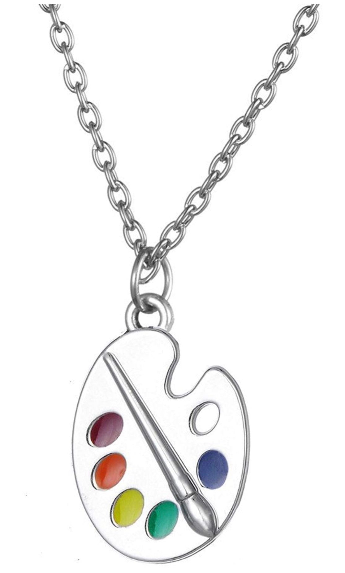 Collar Artista Arte Pincel y Colores #15