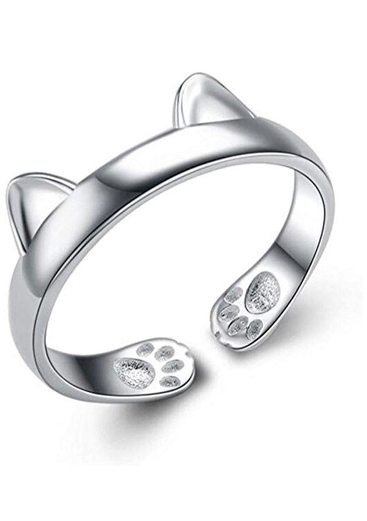 Anillo Gato Orejas Hacia Arriba