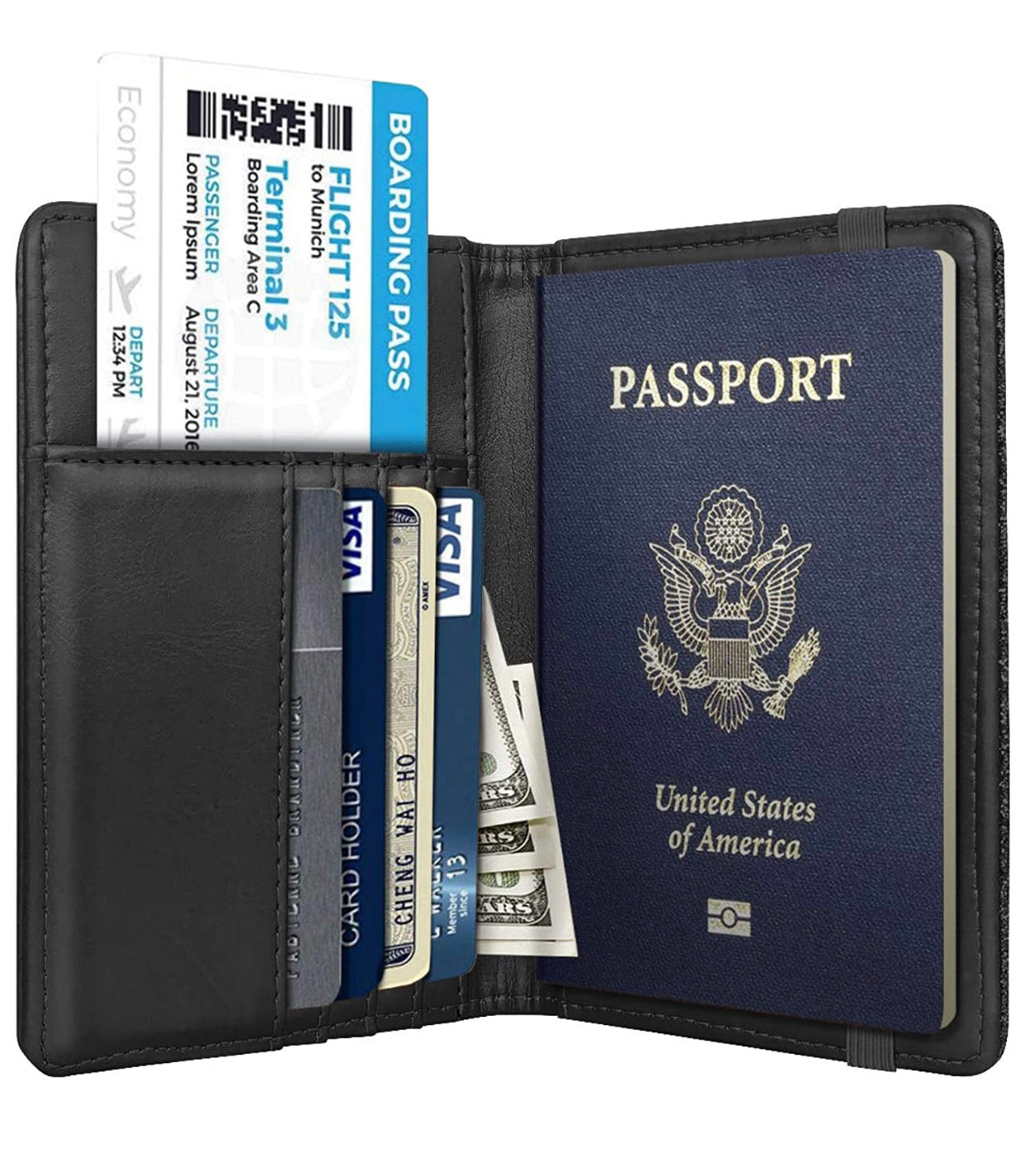 Porta Pasaportes Flores