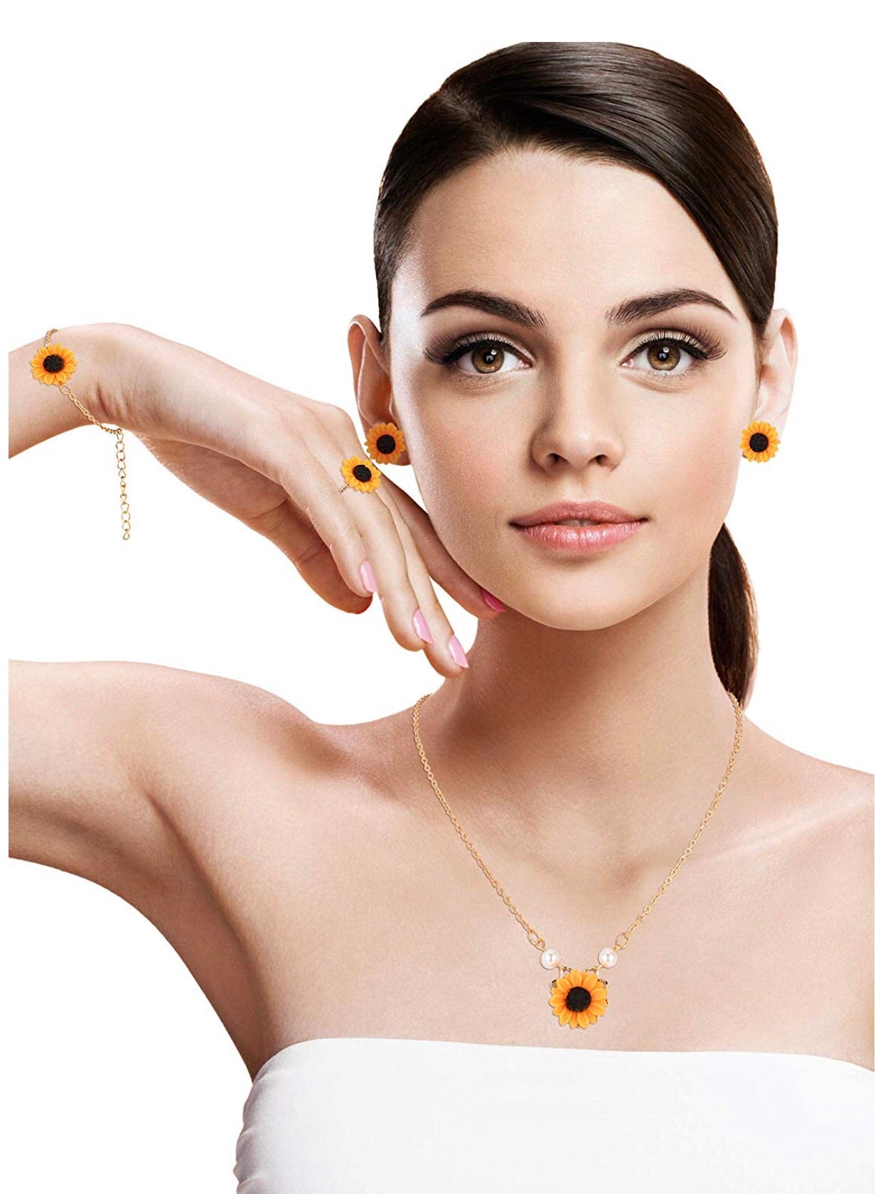 Set Amantes De Girasoles Girasol 4pz