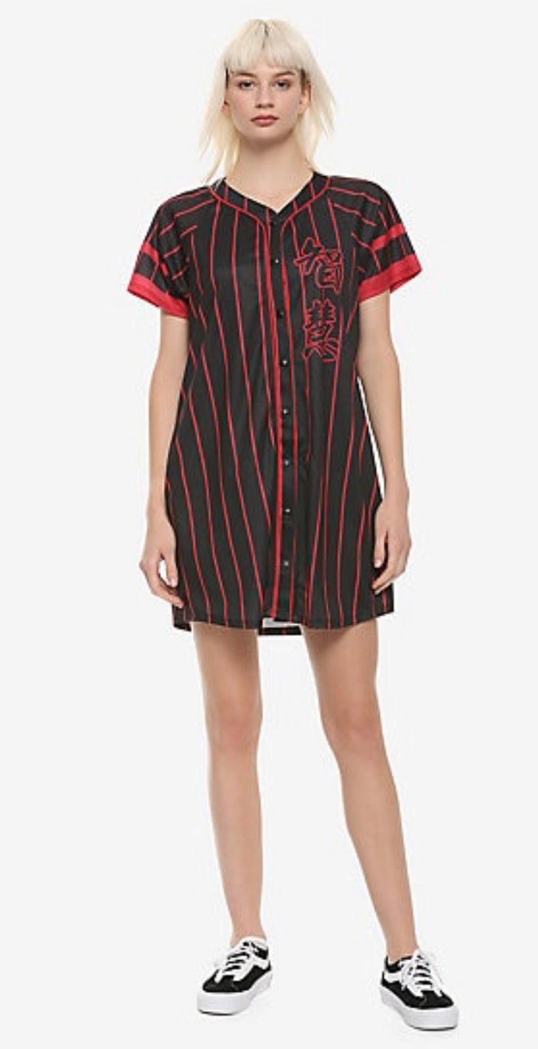 Mulan Vestido Estilo Baseball T-Shirt